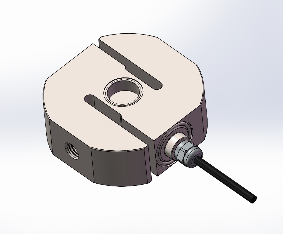 IP68防水不锈钢S型称重传感器500kg 1t，带M12螺纹孔